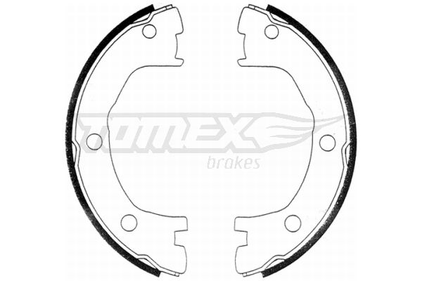 Obrázok Sada brzdových čeľustí TOMEX Brakes  TX2141